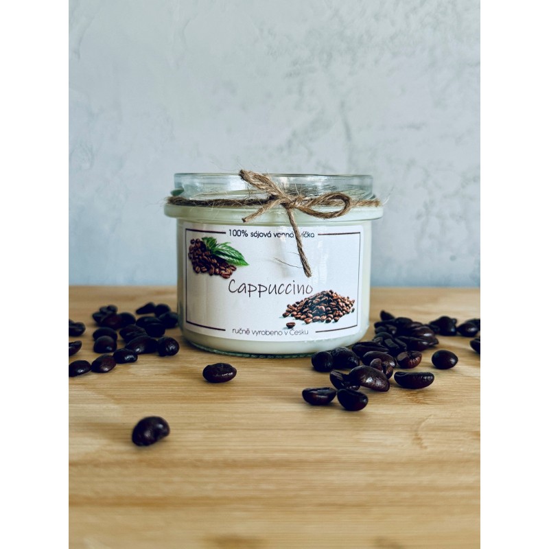 Sójová svíčka cappuccino